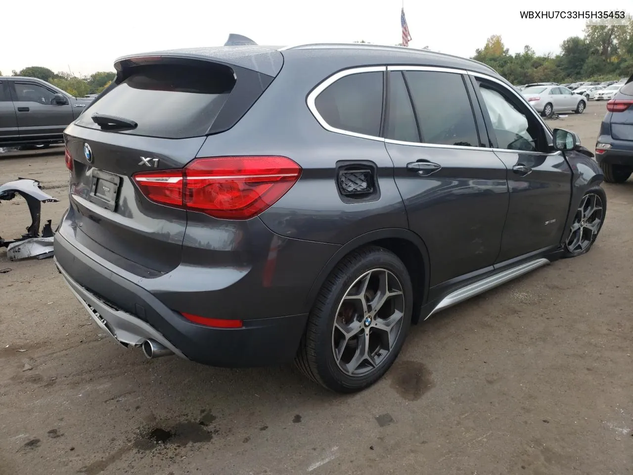 2017 BMW X1 Sdrive28I VIN: WBXHU7C33H5H35453 Lot: 71759044