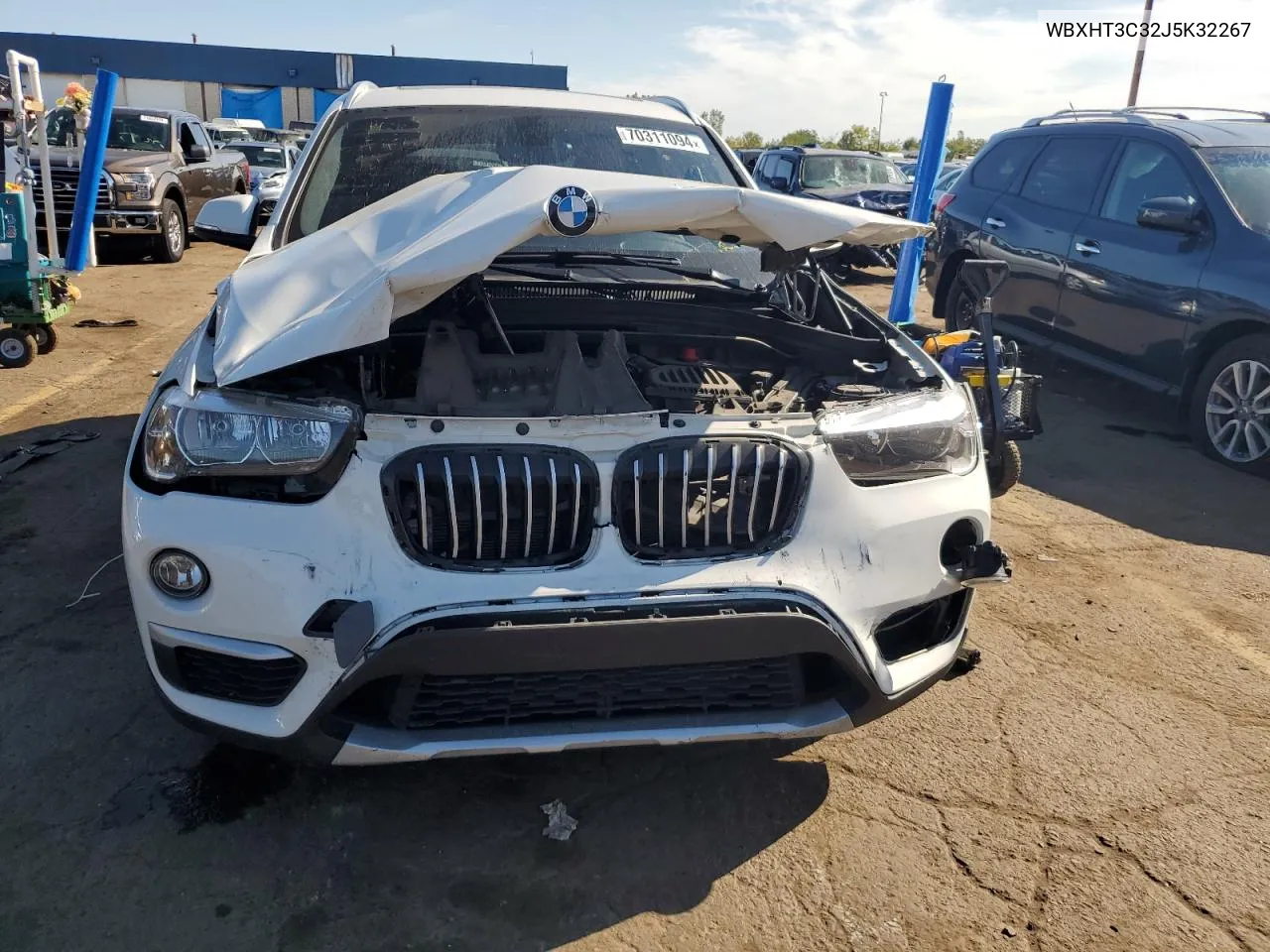 2018 BMW X1 xDrive28I VIN: WBXHT3C32J5K32267 Lot: 70311094