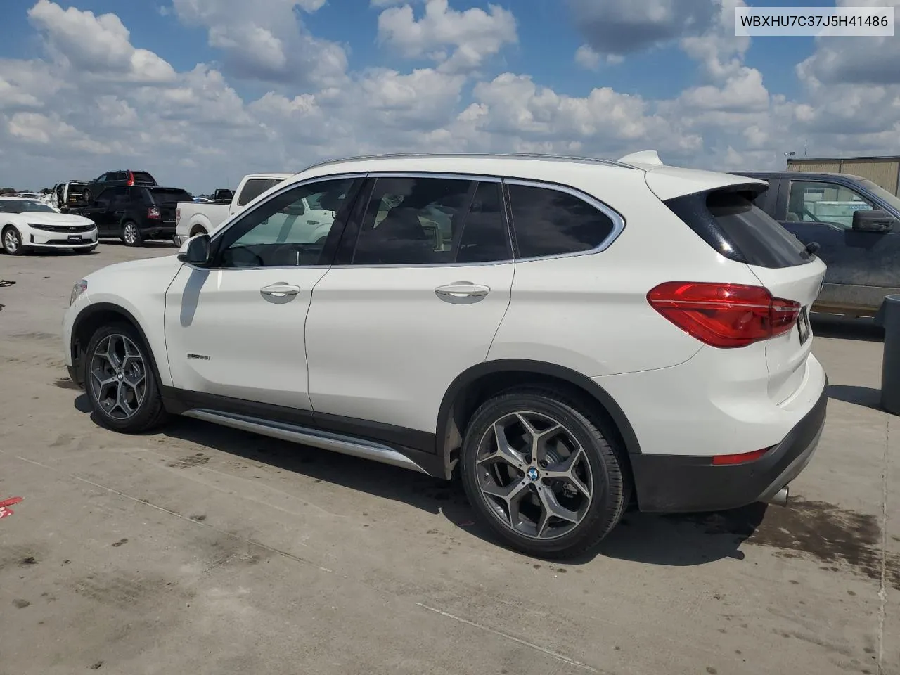 2018 BMW X1 Sdrive28I VIN: WBXHU7C37J5H41486 Lot: 71649874