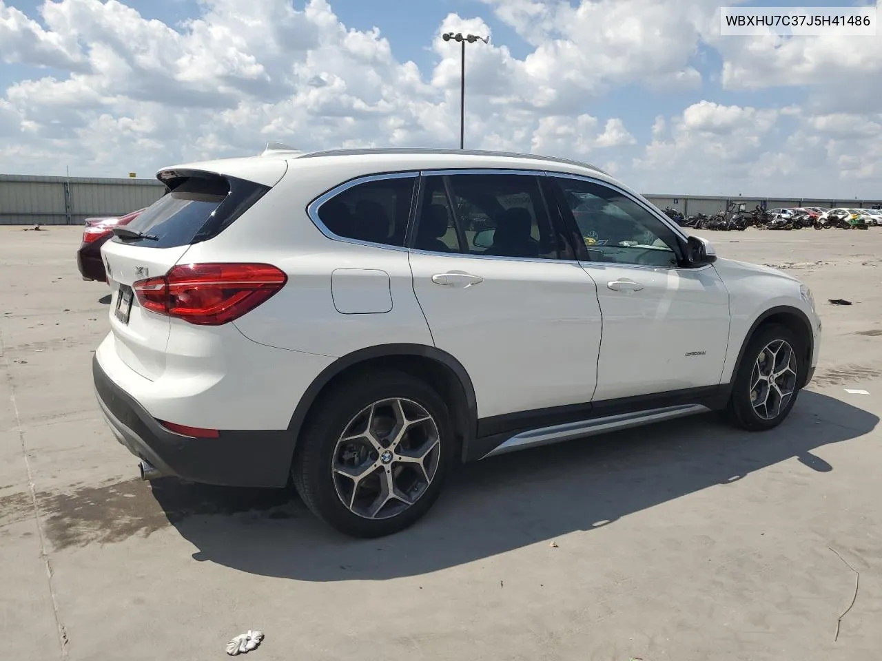 2018 BMW X1 Sdrive28I VIN: WBXHU7C37J5H41486 Lot: 71649874