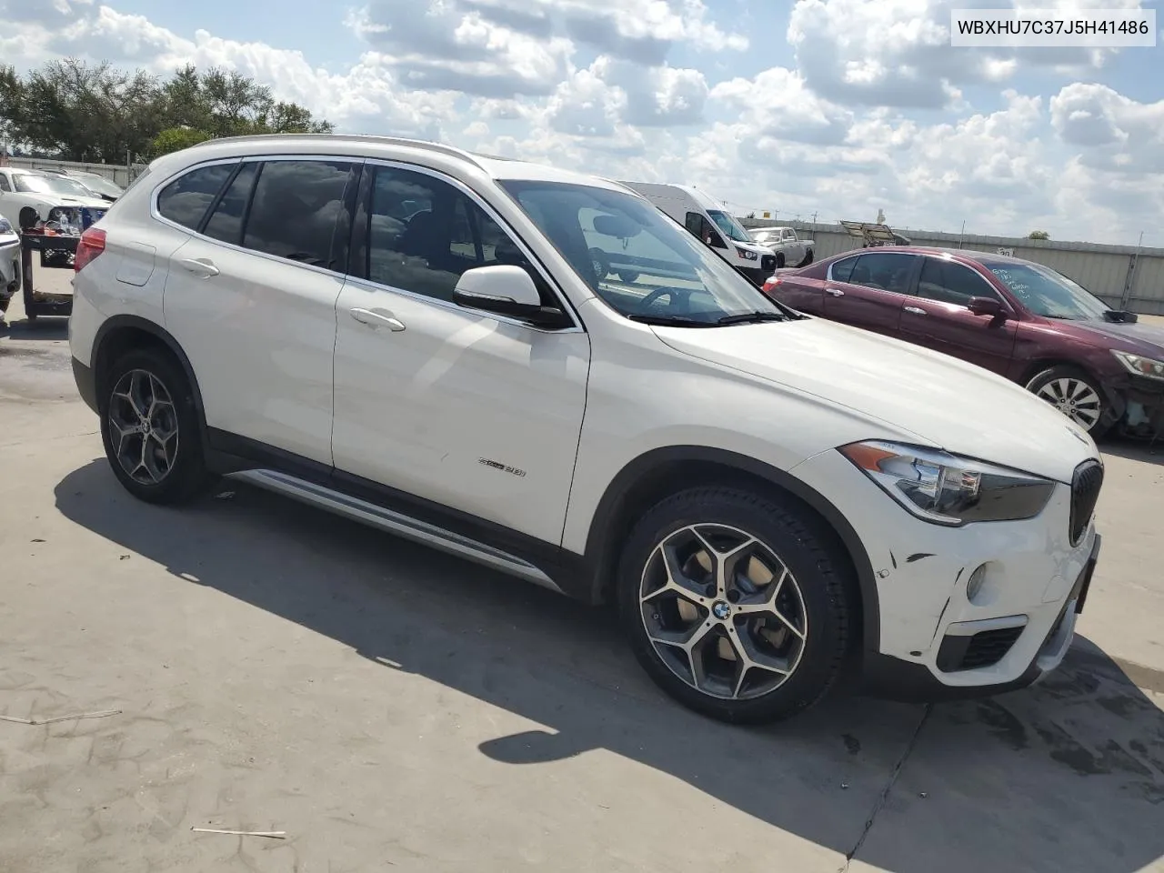 2018 BMW X1 Sdrive28I VIN: WBXHU7C37J5H41486 Lot: 71649874