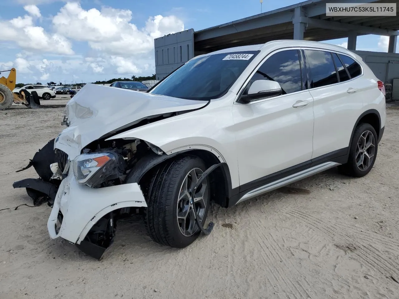 2019 BMW X1 Sdrive28I VIN: WBXHU7C53K5L11745 Lot: 70458244