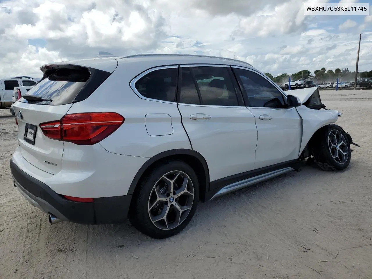 2019 BMW X1 Sdrive28I VIN: WBXHU7C53K5L11745 Lot: 70458244