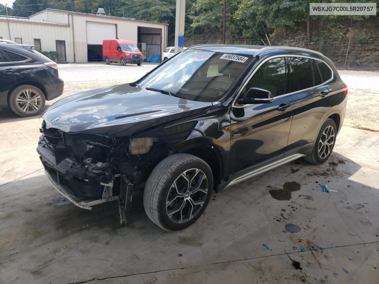 2020 BMW X1 Sdrive28I VIN: WBXJG7C00L5R20757 Lot: 69037584