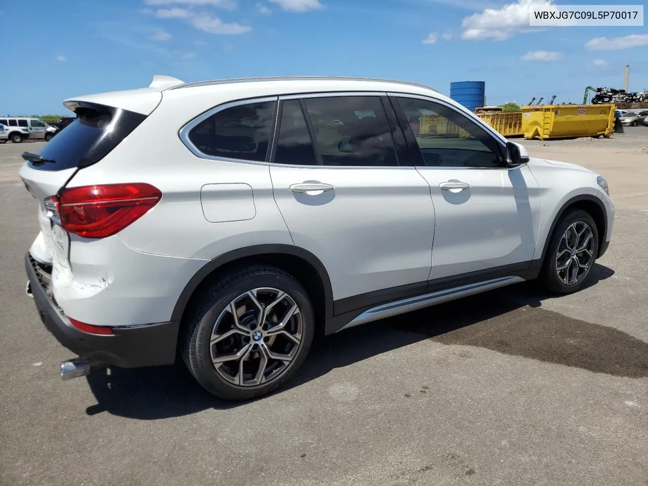 2020 BMW X1 Sdrive28I VIN: WBXJG7C09L5P70017 Lot: 72254004