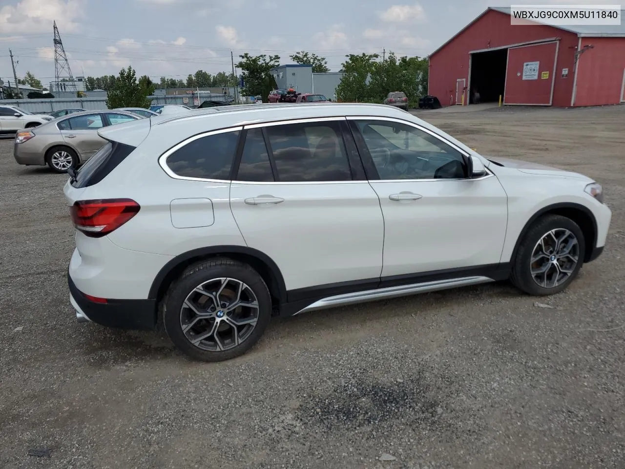 2021 BMW X1 xDrive28I VIN: WBXJG9C0XM5U11840 Lot: 64035014