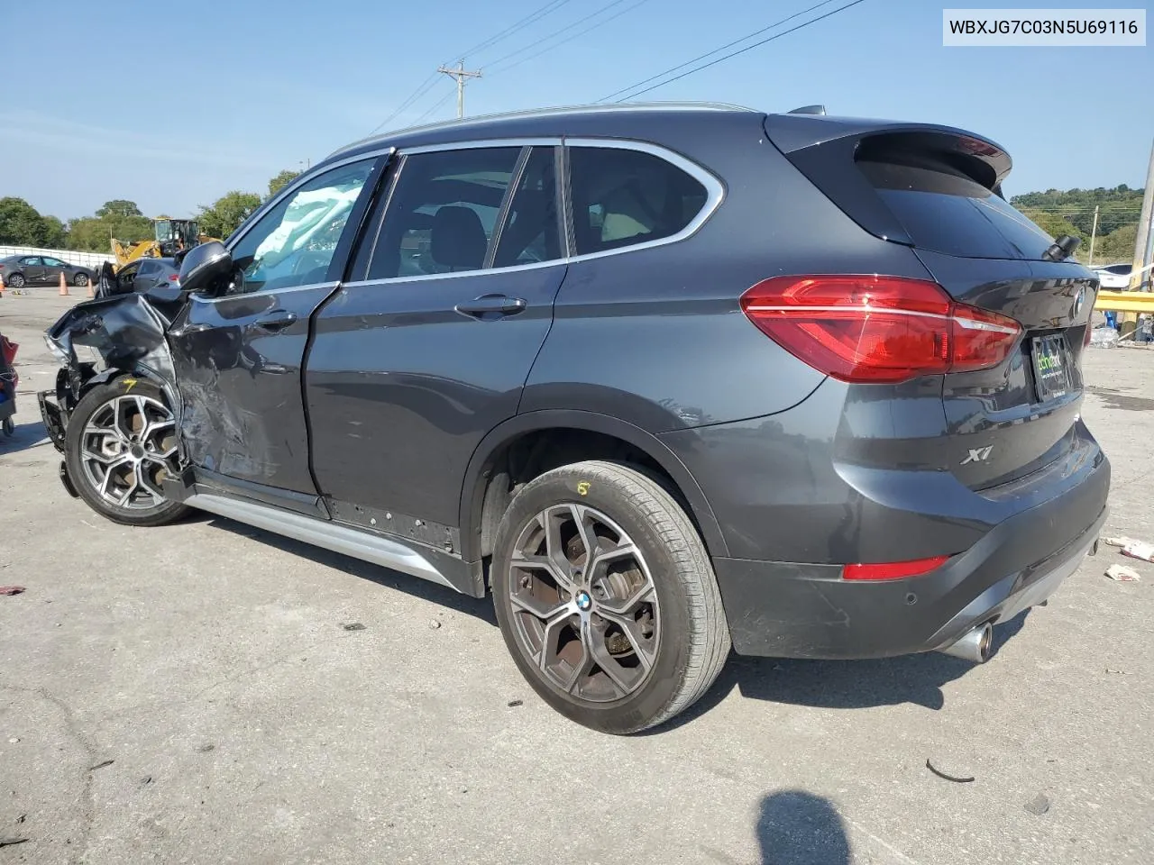 2022 BMW X1 Sdrive28I VIN: WBXJG7C03N5U69116 Lot: 68584074