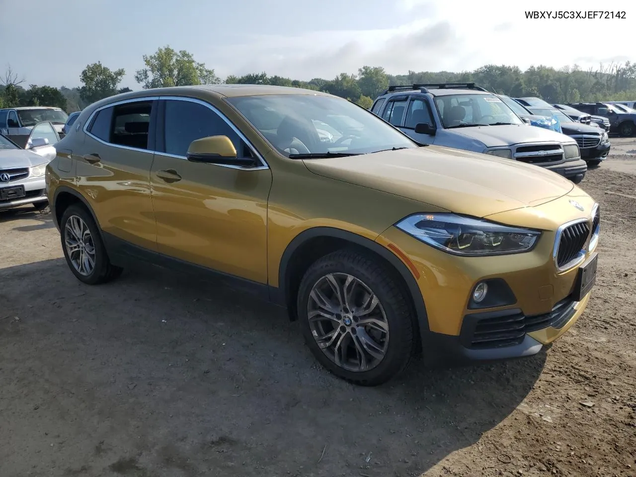 2018 BMW X2 xDrive28I VIN: WBXYJ5C3XJEF72142 Lot: 68768274