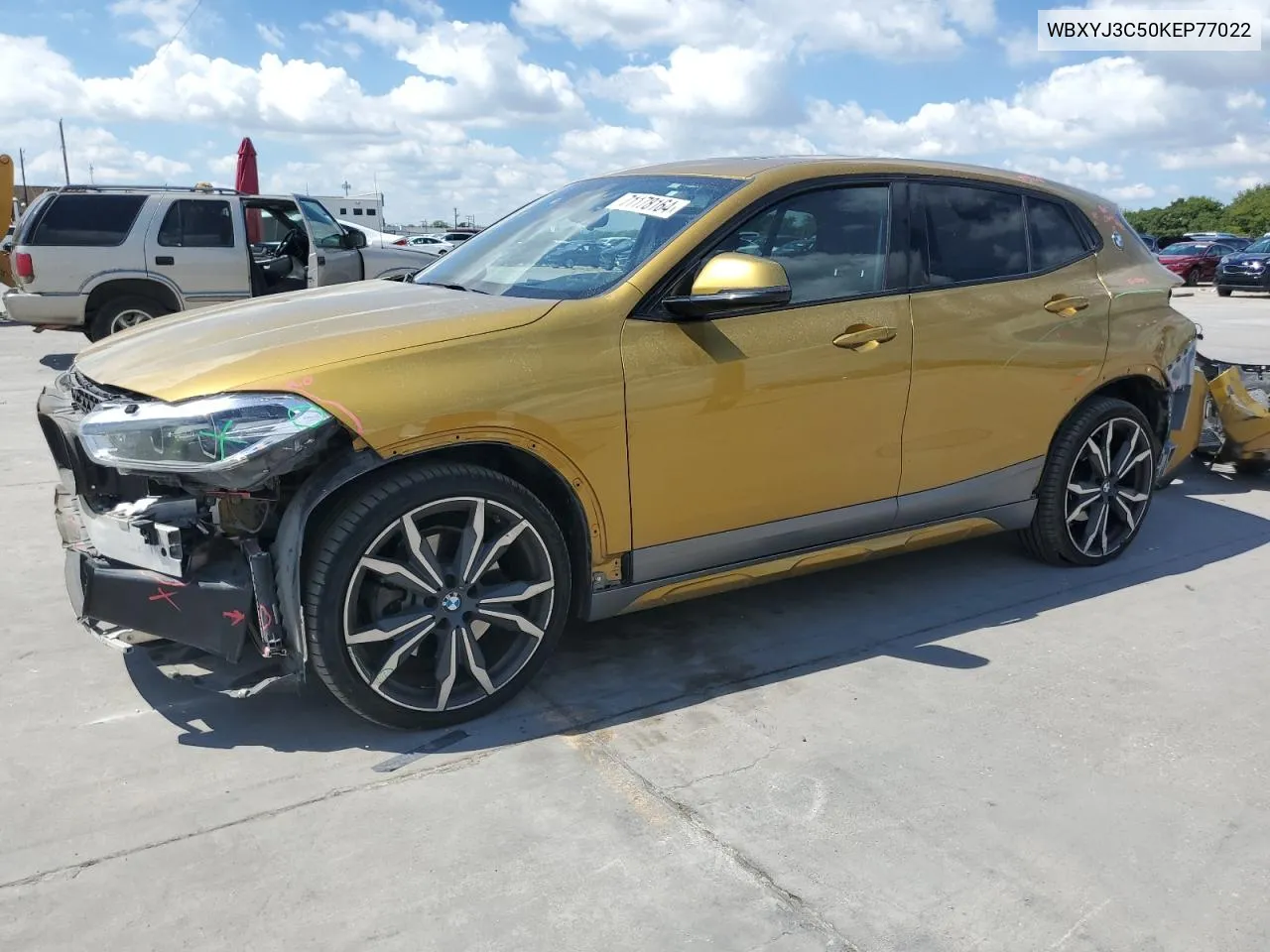 2019 BMW X2 Sdrive28I VIN: WBXYJ3C50KEP77022 Lot: 71178164