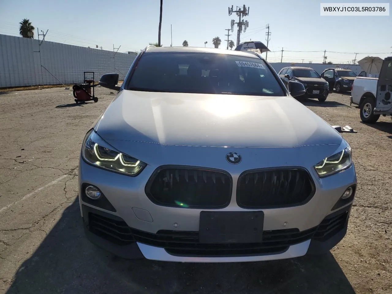 2020 BMW X2 xDrive28I VIN: WBXYJ1C03L5R03786 Lot: 69457684