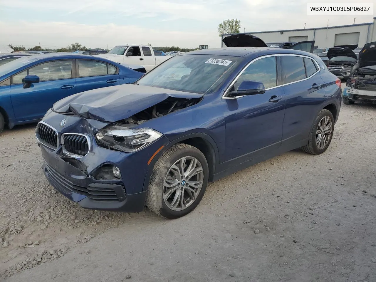 2020 BMW X2 xDrive28I VIN: WBXYJ1C03L5P06827 Lot: 71230944