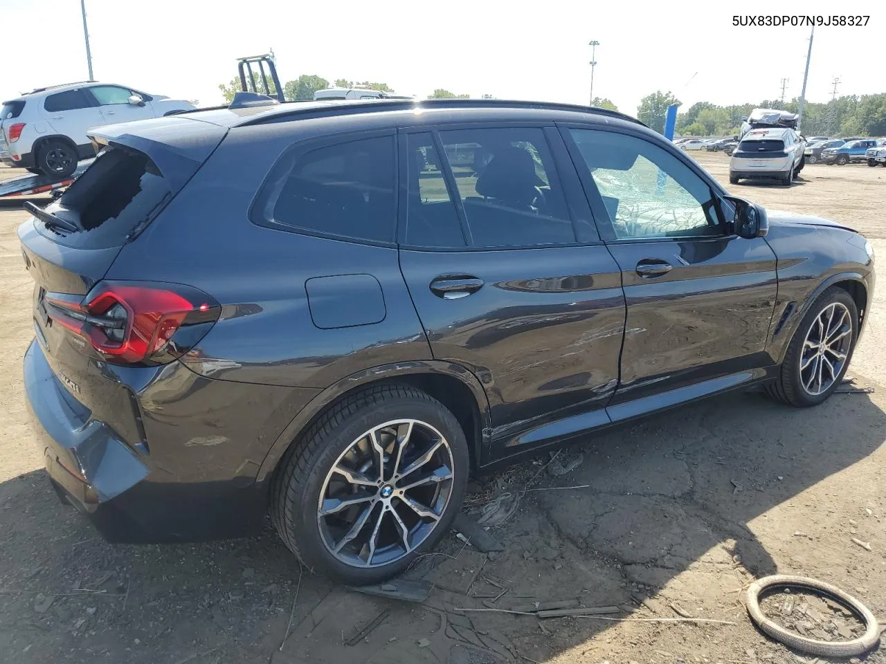 2022 BMW X3 M40I VIN: 5UX83DP07N9J58327 Lot: 70368524