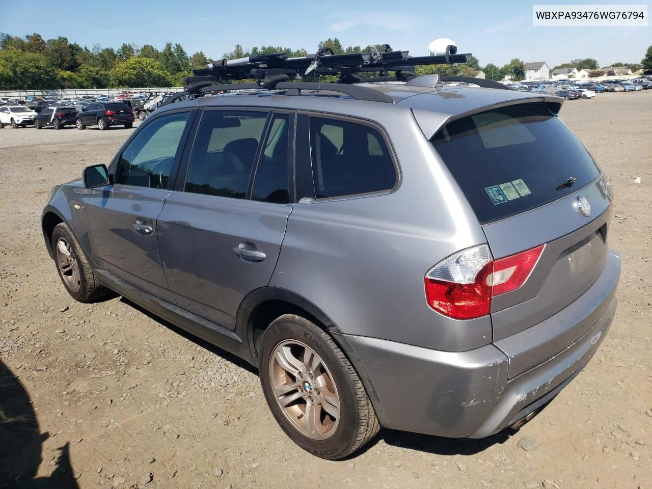 2006 BMW X3 3.0I VIN: WBXPA93476WG76794 Lot: 70817114