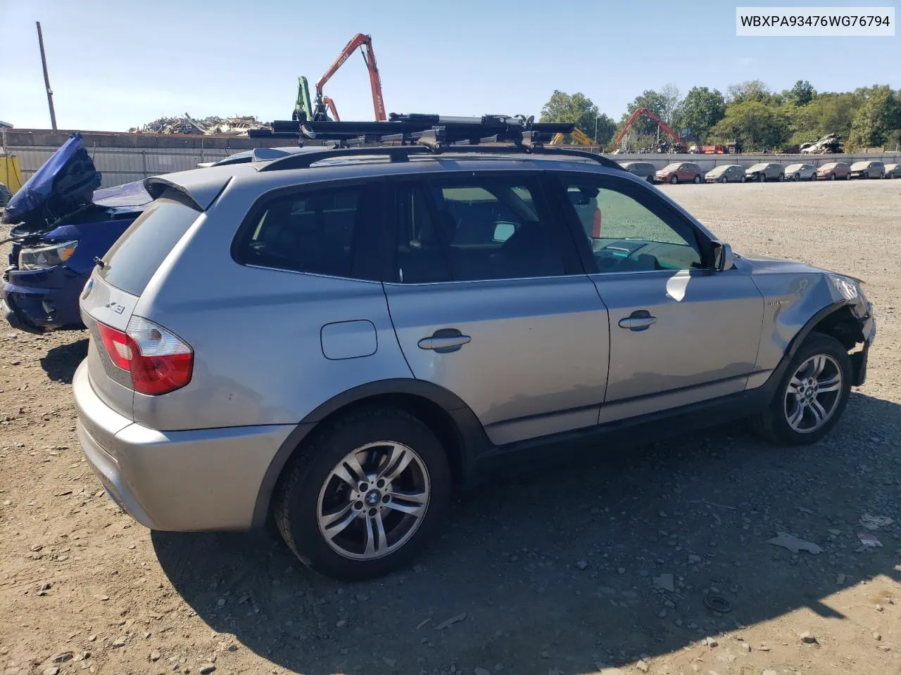 WBXPA93476WG76794 2006 BMW X3 3.0I