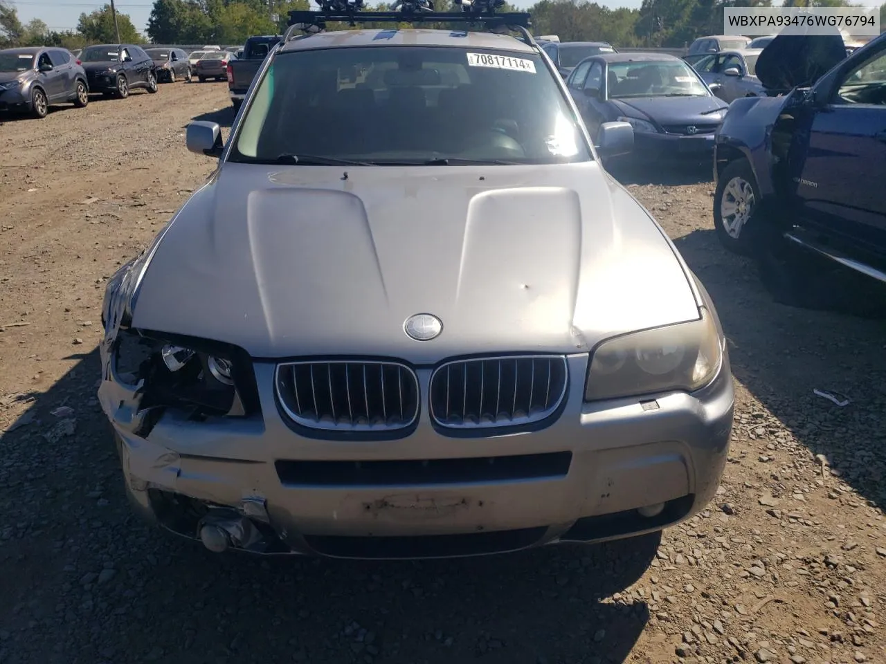 WBXPA93476WG76794 2006 BMW X3 3.0I