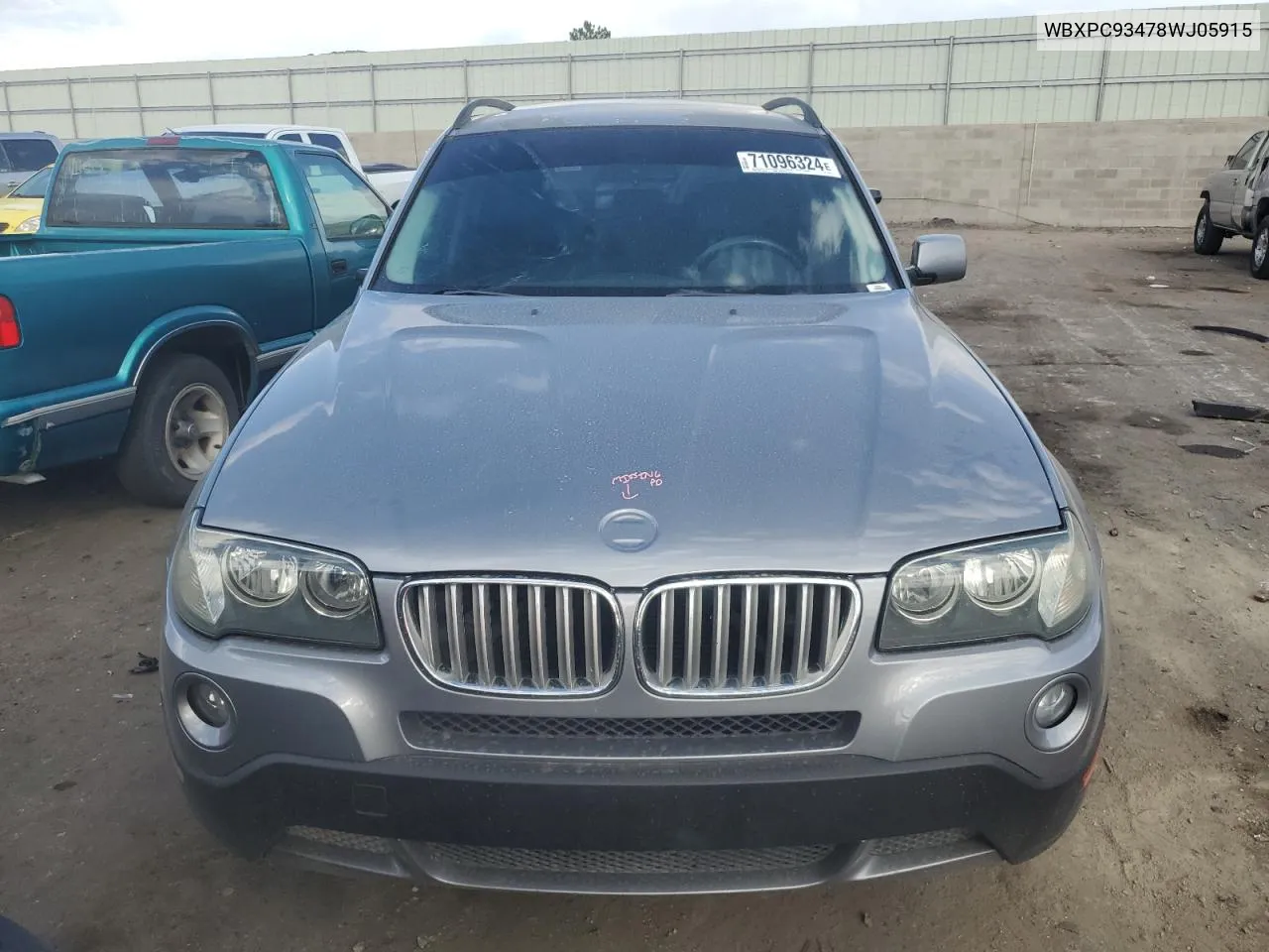 WBXPC93478WJ05915 2008 BMW X3 3.0Si