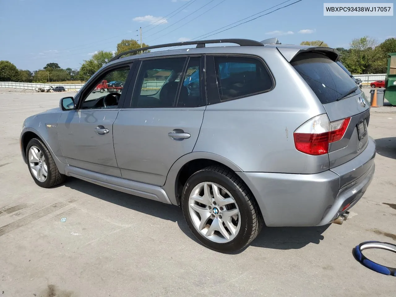 WBXPC93438WJ17057 2008 BMW X3 3.0Si