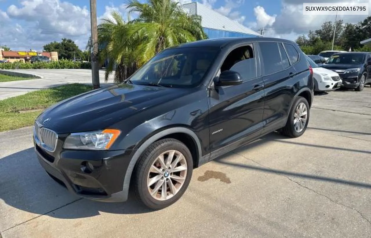 2013 BMW X3 xDrive28I VIN: 5UXWX9C5XD0A16795 Lot: 72263534