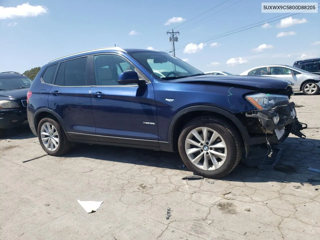 2016 BMW X3 xDrive28I VIN: 5UXWX9C58G0D88205 Lot: 70886984