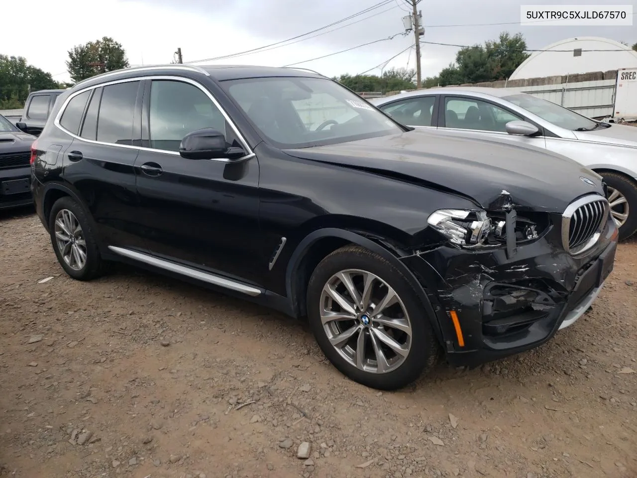 2018 BMW X3 xDrive30I VIN: 5UXTR9C5XJLD67570 Lot: 71668774