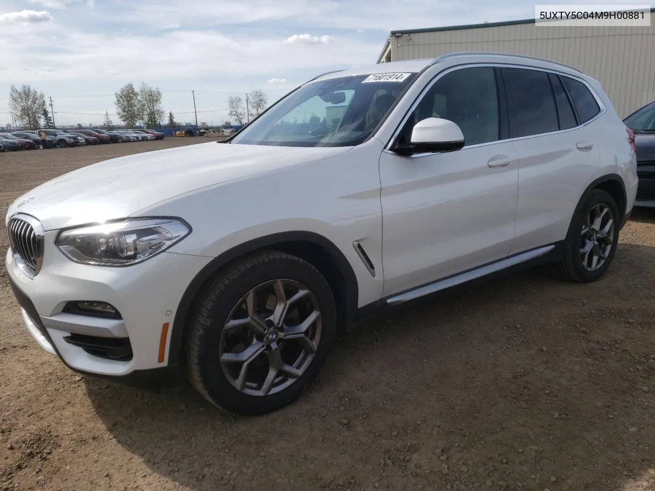 2021 BMW X3 xDrive30I VIN: 5UXTY5C04M9H00881 Lot: 71601914