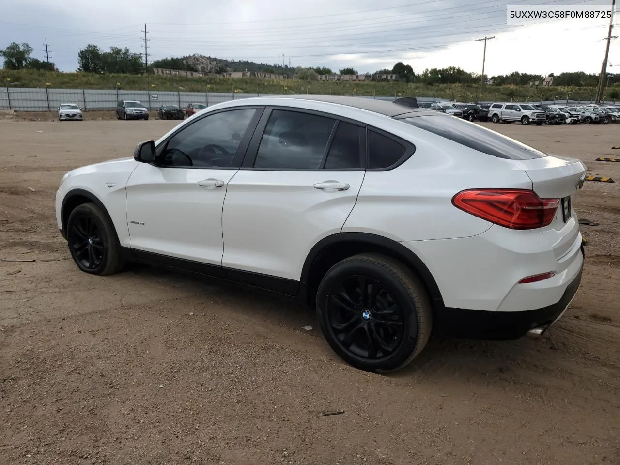 2015 BMW X4 xDrive28I VIN: 5UXXW3C58F0M88725 Lot: 71260744