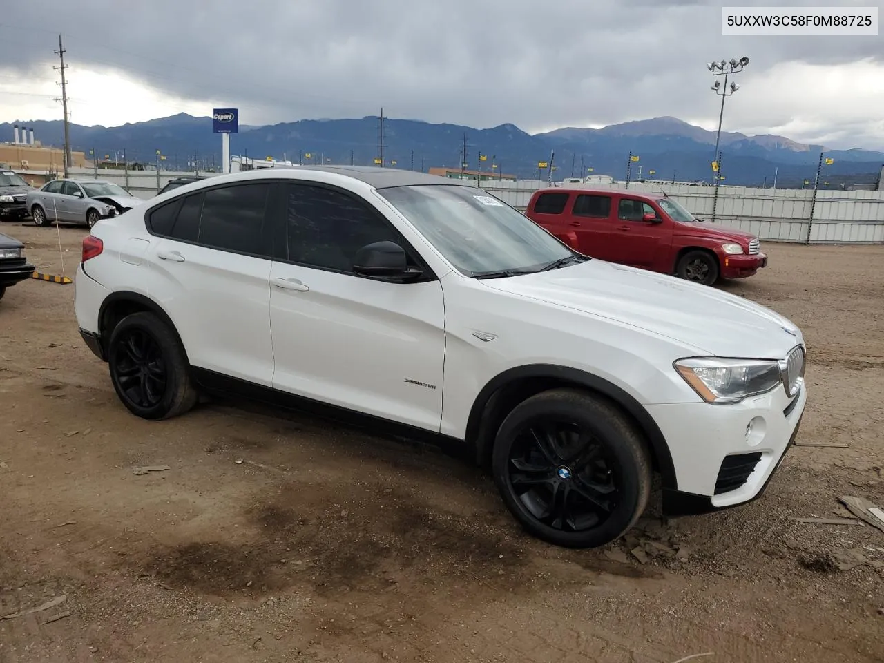 2015 BMW X4 xDrive28I VIN: 5UXXW3C58F0M88725 Lot: 71260744