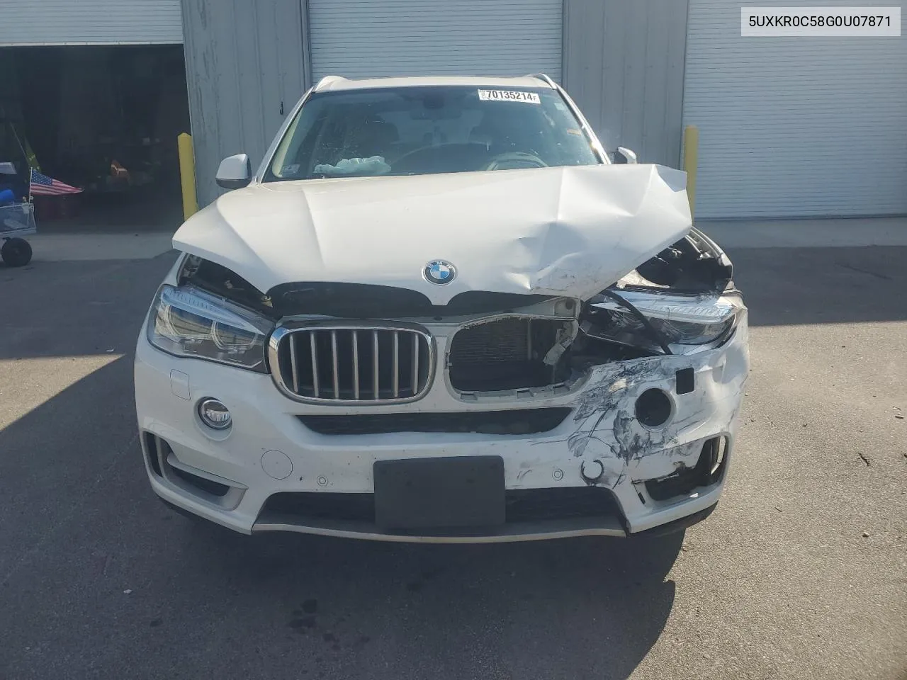 2016 BMW X5 xDrive35I VIN: 5UXKR0C58G0U07871 Lot: 70135214