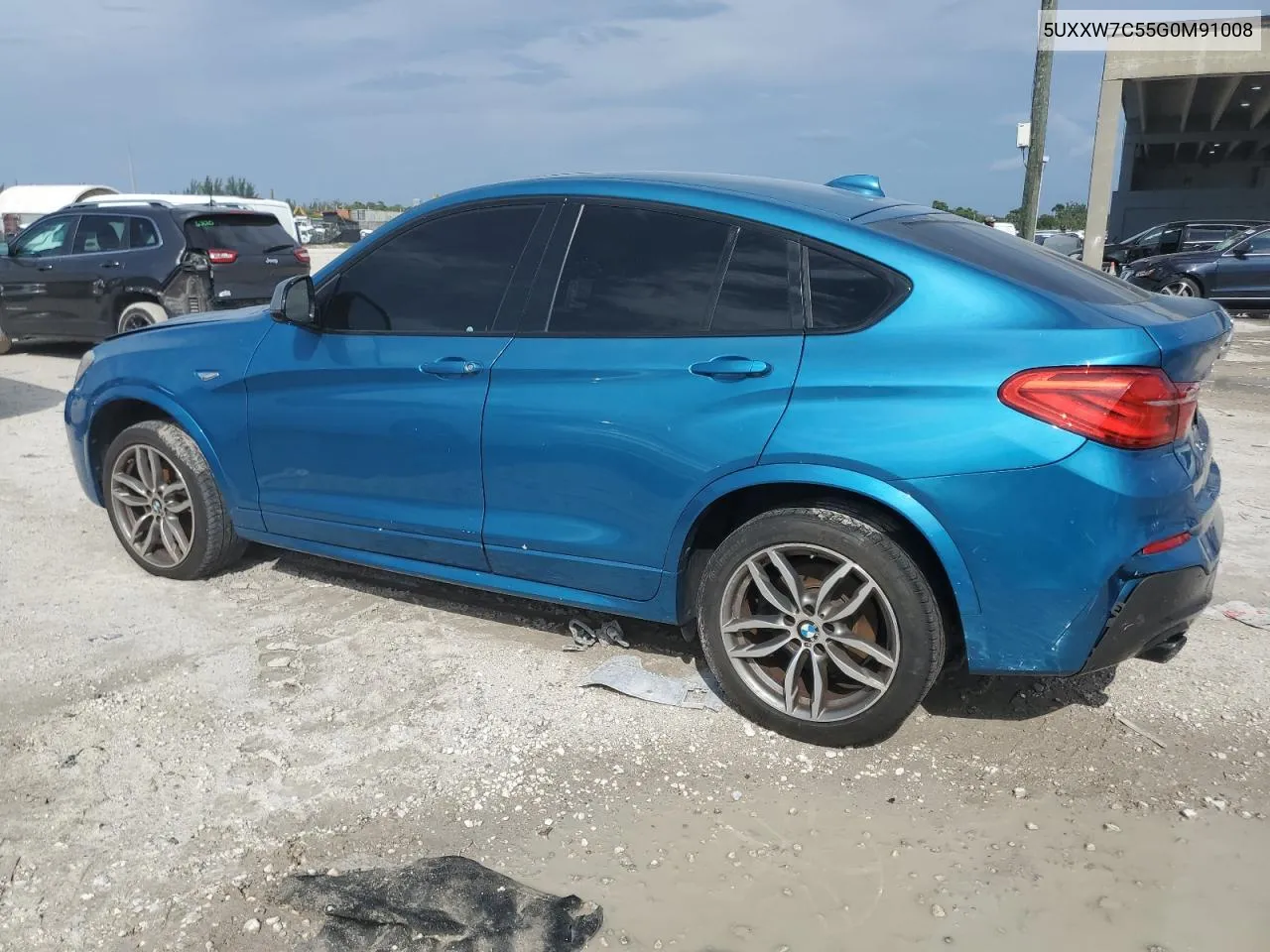 2016 BMW X4 xDrivem40I VIN: 5UXXW7C55G0M91008 Lot: 71630744