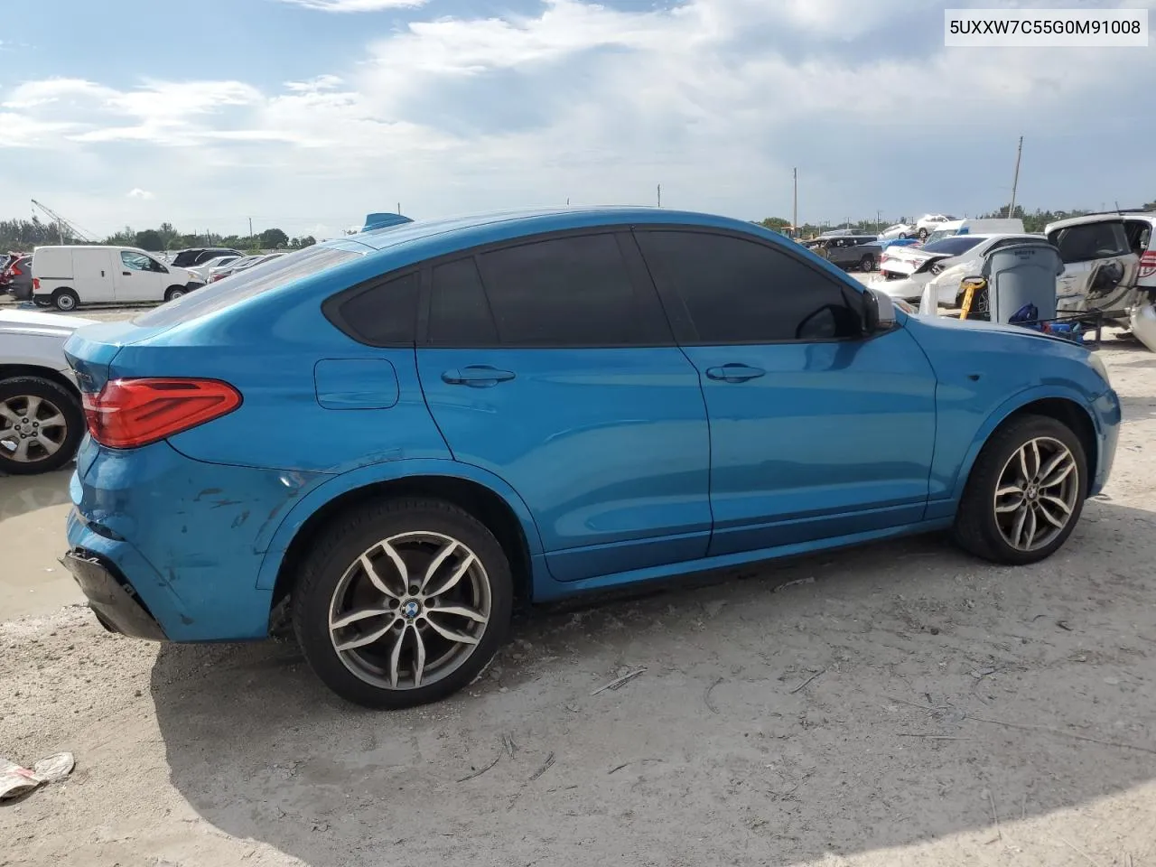 2016 BMW X4 xDrivem40I VIN: 5UXXW7C55G0M91008 Lot: 71630744