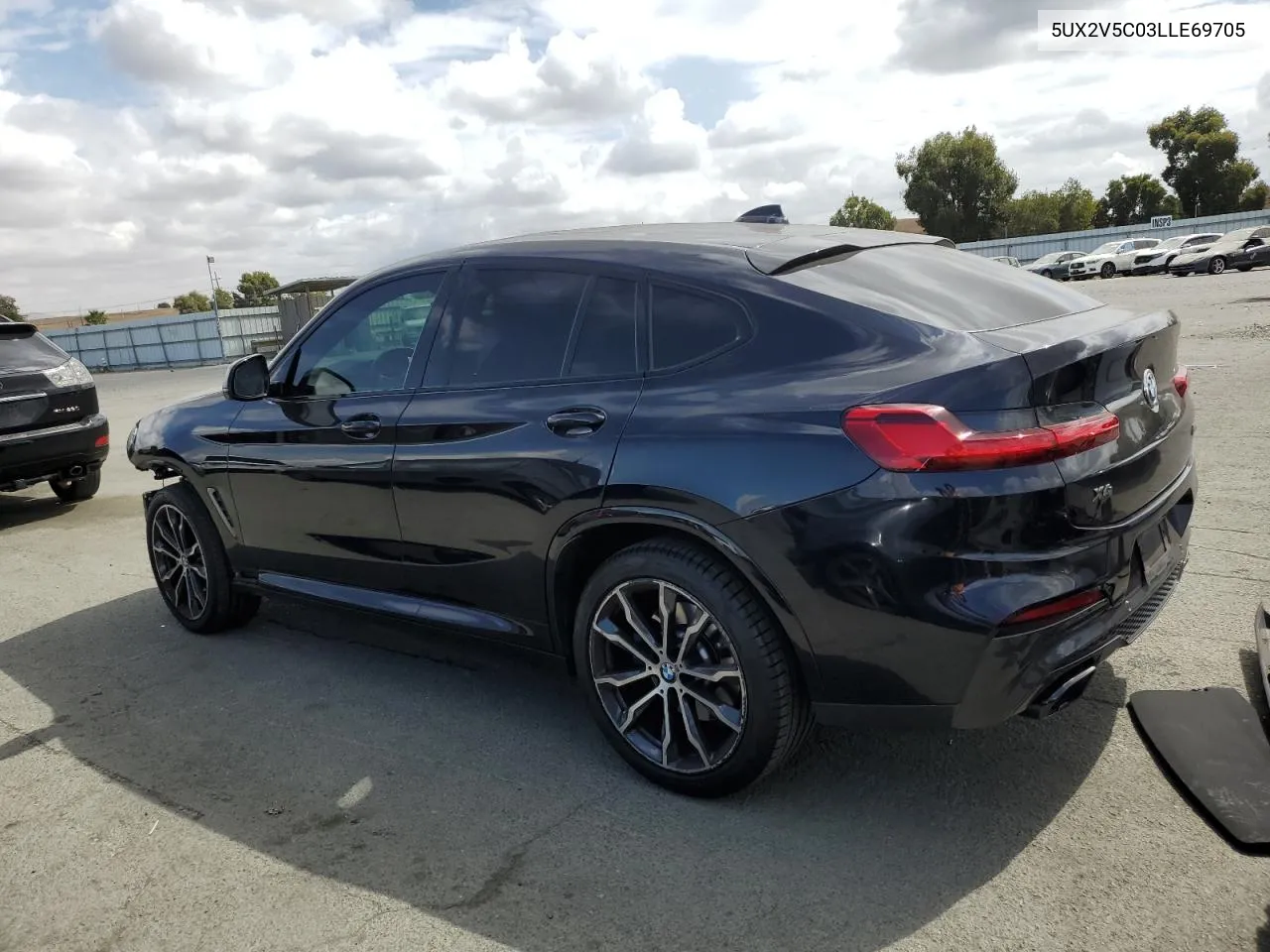 2020 BMW X4 xDrivem40I VIN: 5UX2V5C03LLE69705 Lot: 71677404