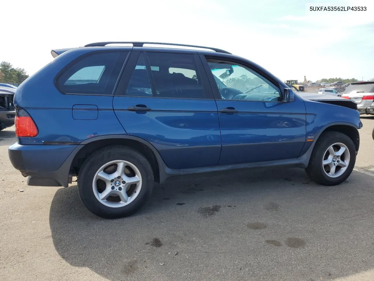 2002 BMW X5 3.0I VIN: 5UXFA53562LP43533 Lot: 46008764