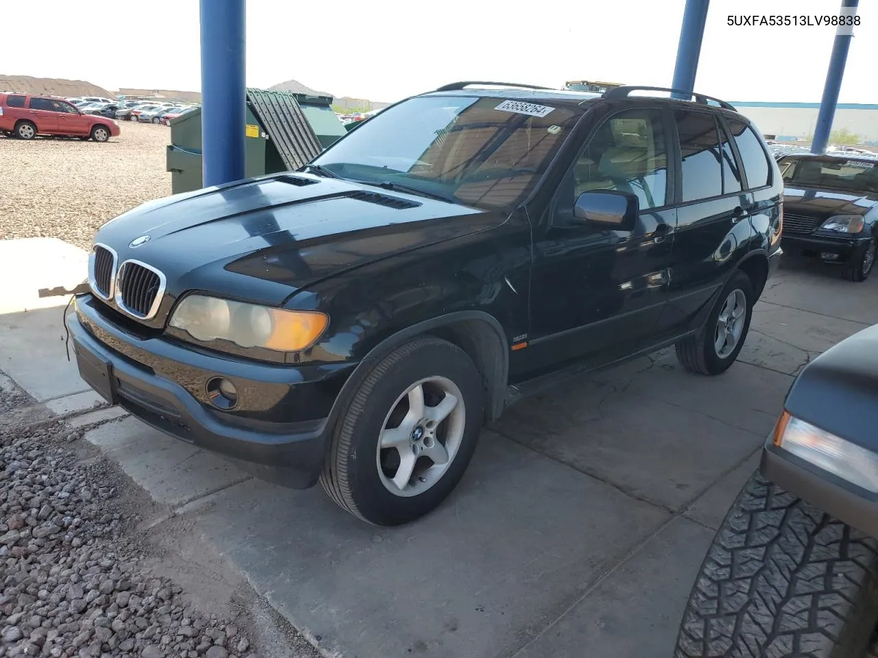 2003 BMW X5 3.0I VIN: 5UXFA53513LV98838 Lot: 63658264