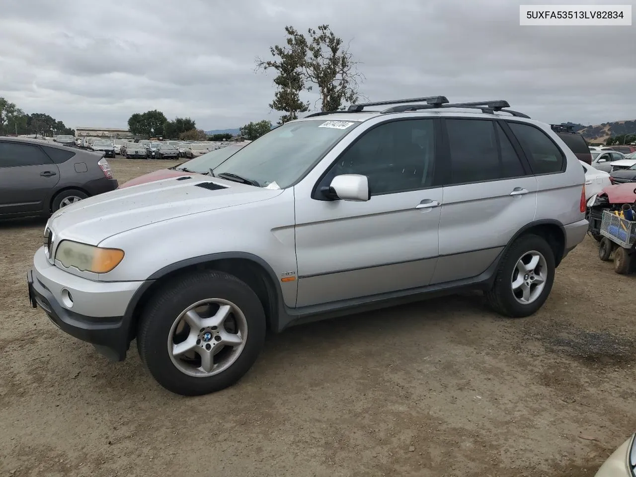 2003 BMW X5 3.0I VIN: 5UXFA53513LV82834 Lot: 68142704