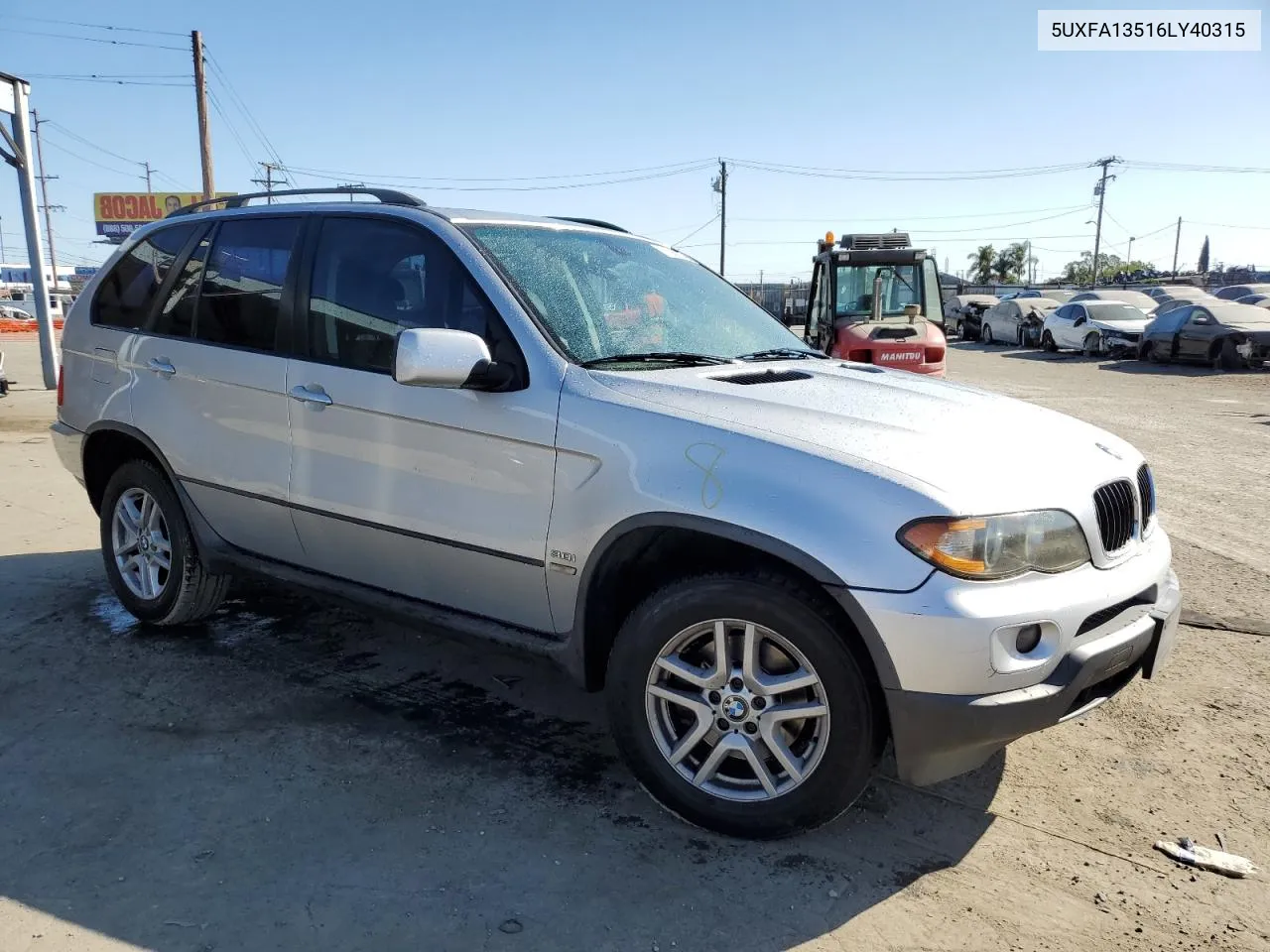 2006 BMW X5 3.0I VIN: 5UXFA13516LY40315 Lot: 71069274