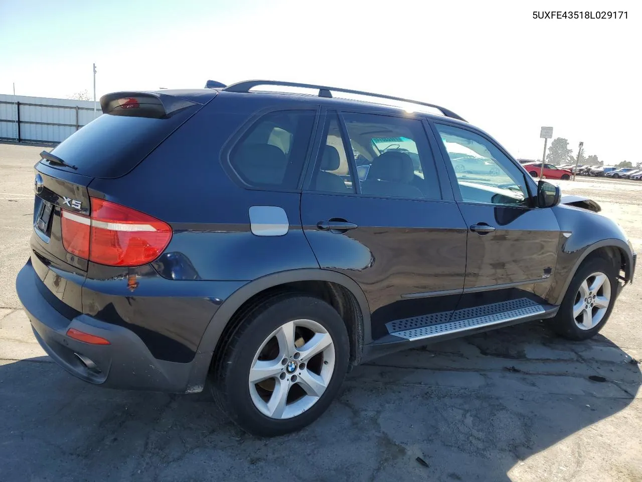 2008 BMW X5 3.0I VIN: 5UXFE43518L029171 Lot: 71223514