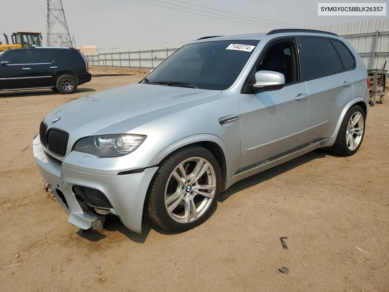 5YMGY0C58BLK26357 2011 BMW X5 M