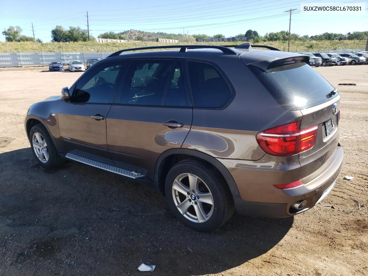 2012 BMW X5 xDrive35D VIN: 5UXZW0C58CL670331 Lot: 72230804