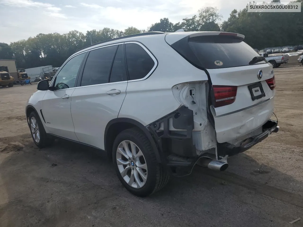 2016 BMW X5 xDrive35I VIN: 5UXKR0C5XG0U08312 Lot: 71642114