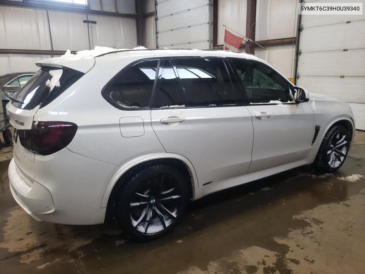 2017 BMW X5 M VIN: 5YMKT6C39H0U39340 Lot: 37293253