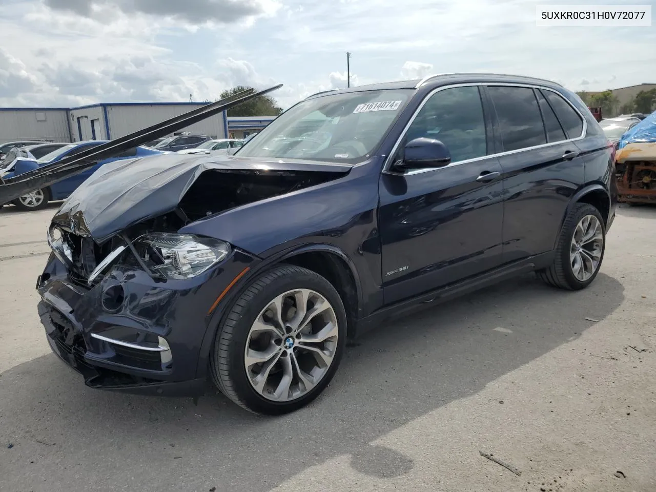 2017 BMW X5 xDrive35I VIN: 5UXKR0C31H0V72077 Lot: 71614074