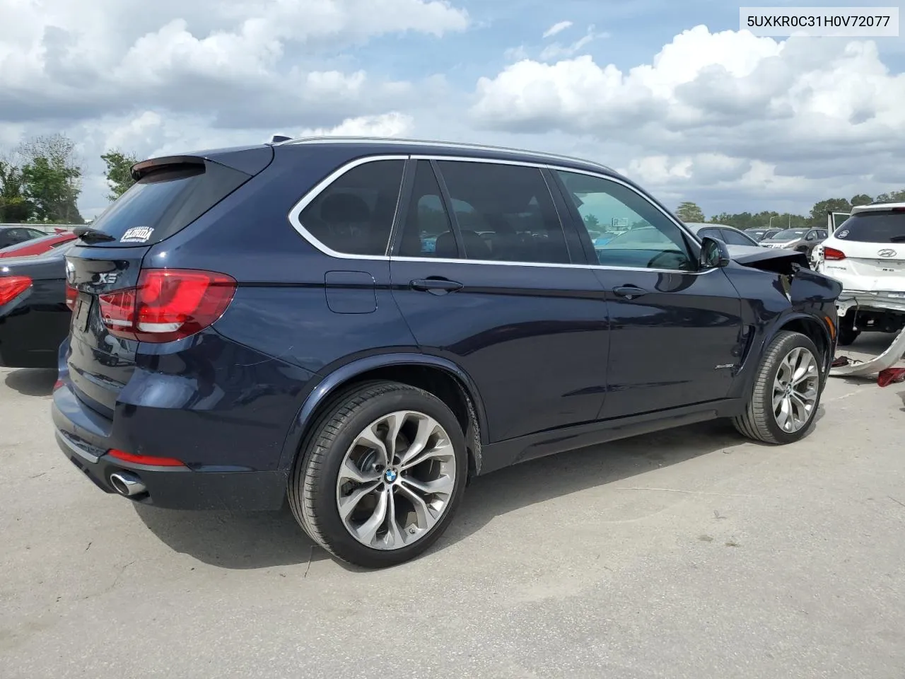 2017 BMW X5 xDrive35I VIN: 5UXKR0C31H0V72077 Lot: 71614074