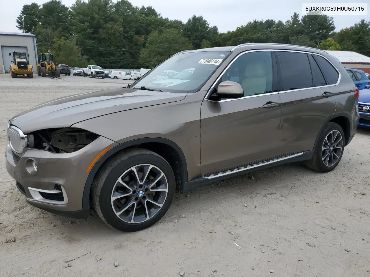 2017 BMW X5 xDrive35I VIN: 5UXKR0C59H0U50715 Lot: 71646444