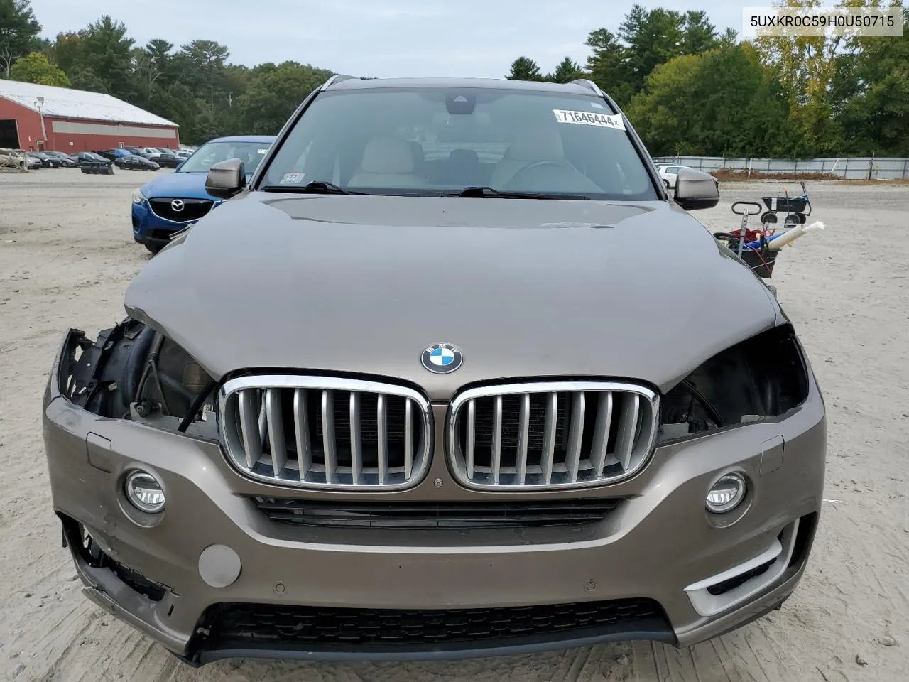 2017 BMW X5 xDrive35I VIN: 5UXKR0C59H0U50715 Lot: 71646444