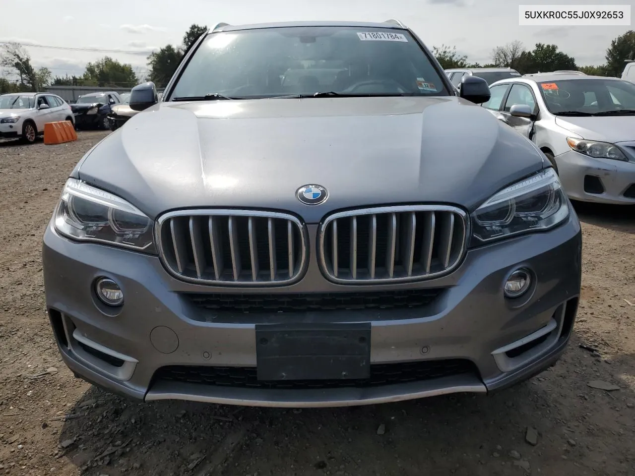 2018 BMW X5 xDrive35I VIN: 5UXKR0C55J0X92653 Lot: 71801784