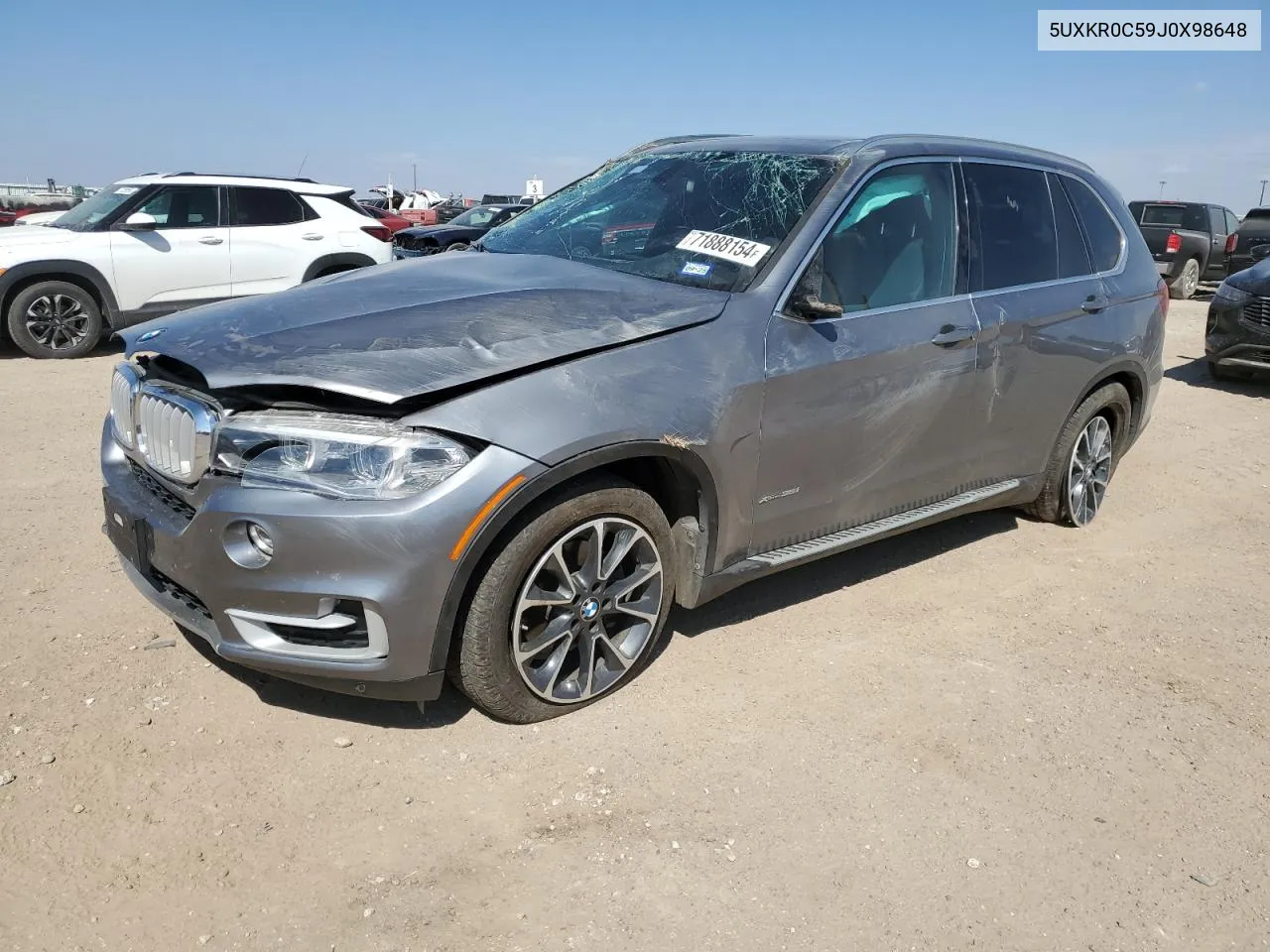 2018 BMW X5 xDrive35I VIN: 5UXKR0C59J0X98648 Lot: 71888154