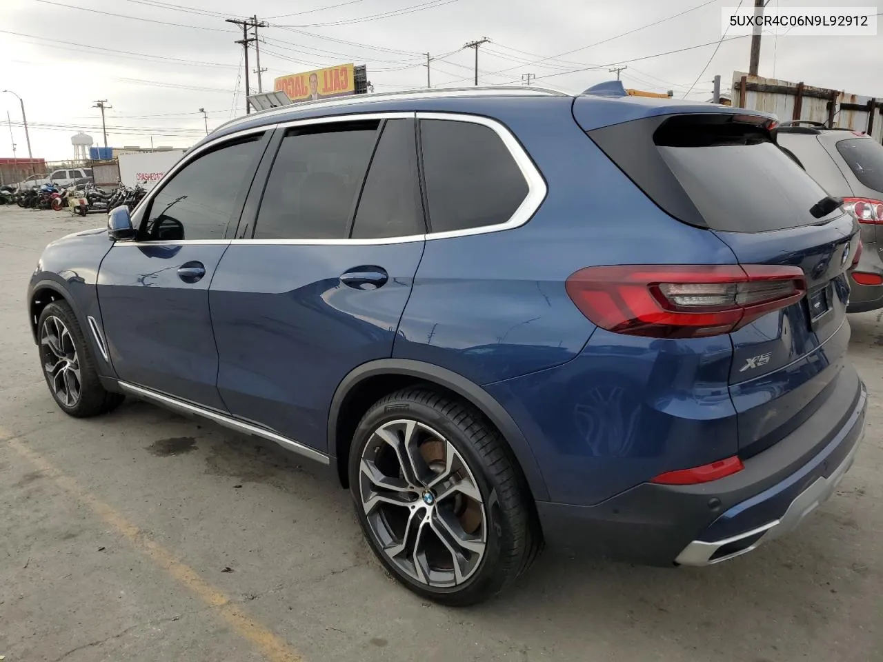 2022 BMW X5 Sdrive 40I VIN: 5UXCR4C06N9L92912 Lot: 61485714