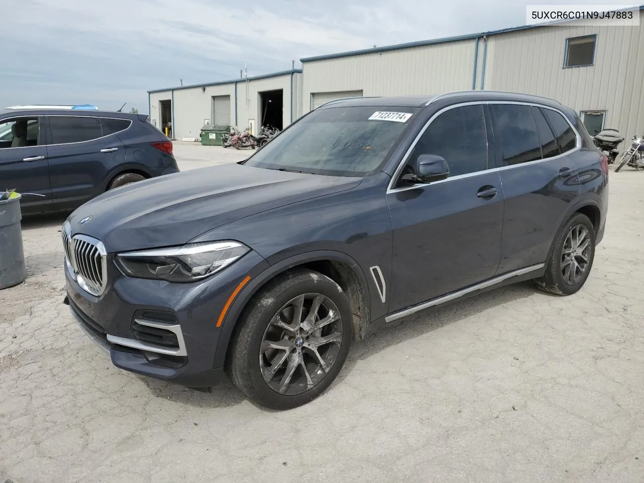 2022 BMW X5 xDrive40I VIN: 5UXCR6C01N9J47883 Lot: 71237714