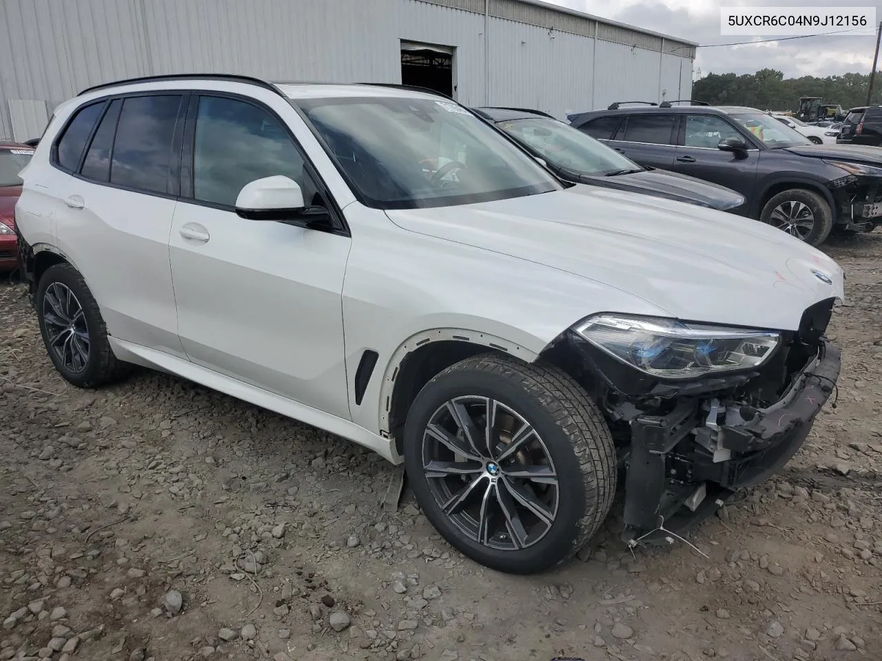 2022 BMW X5 xDrive40I VIN: 5UXCR6C04N9J12156 Lot: 71705454