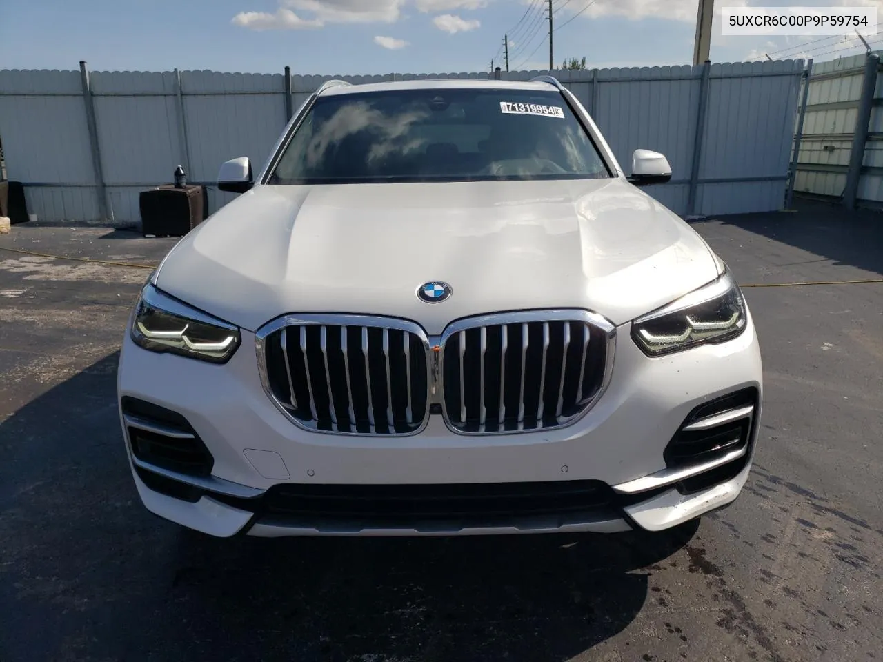 2023 BMW X5 xDrive40I VIN: 5UXCR6C00P9P59754 Lot: 71319954